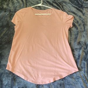 Size 4 Blush pink lululemon shirt